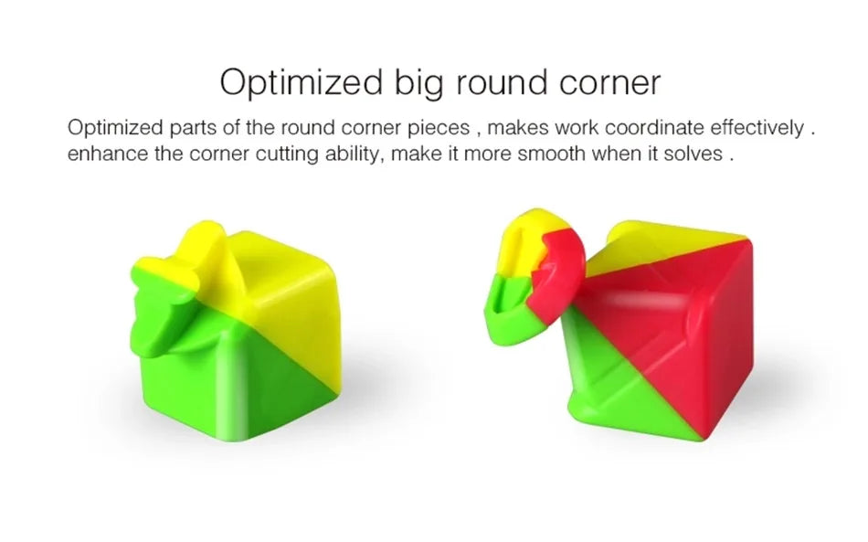 QiYi Warrior 3x3 Speed Cube – Smooth Turning Puzzle for Kids & Adults