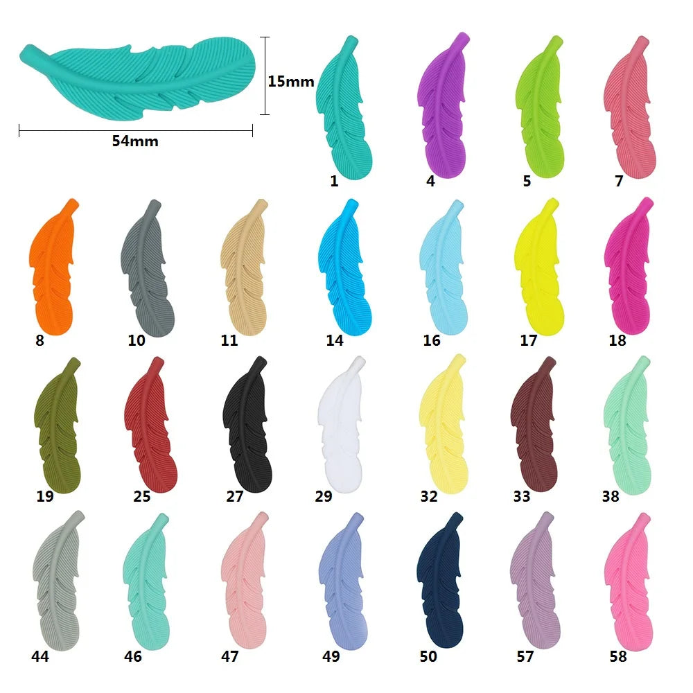 Silicone Teether Beads for DIY Baby Necklaces