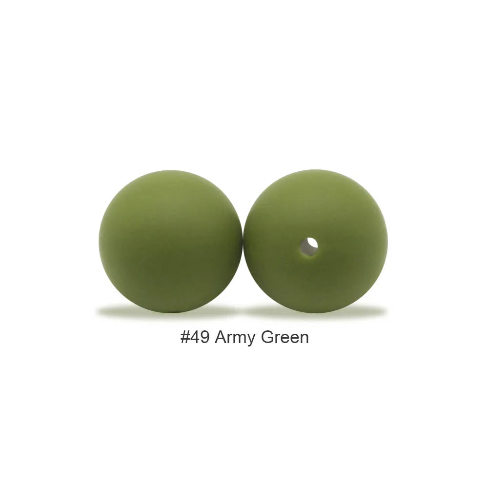 Food-Grade Silicone Teether Beads for DIY Baby Accessories