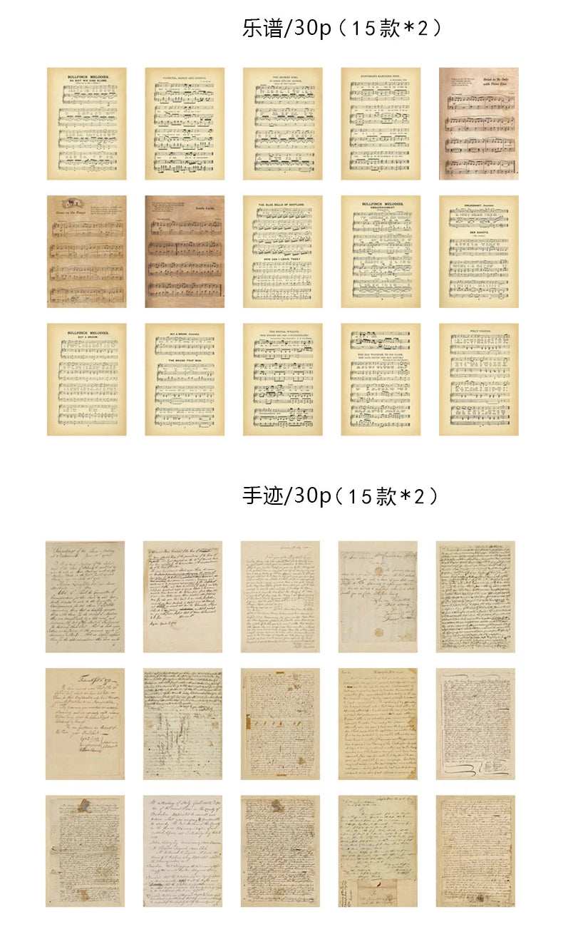 Vintage Paper Pack for Junk Journaling and Scrapbooking