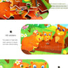 Wooden Animal Jigsaw Puzzles for Toddlers (Set of 12)