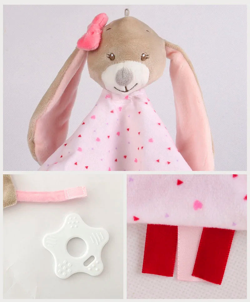 Cuddly Elephant Baby Comforter with Teether & Rattle