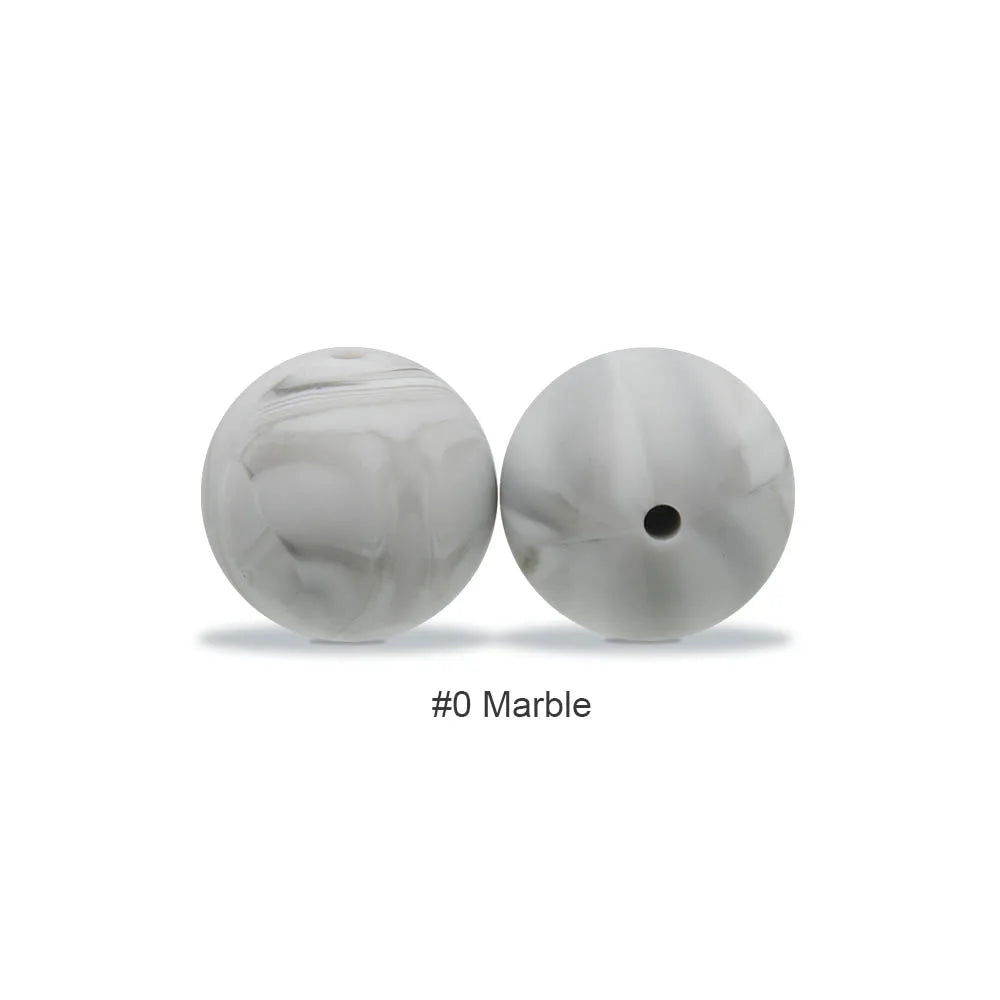 Food-Grade Silicone Teether Beads for DIY Baby Accessories