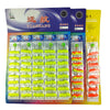 A package of G-1 retainer fishing floats with bobber beads in various colors and sizes.