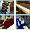Self-Adhesive Velvet Fabric Sheets for Jewelry Boxes and Craft Projects