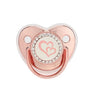 Rhinestone Crown Pacifier for Babies – Soft Silicone Soother with Elegant Sparkle