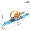 Double-Loop Racing Track Set with Inertia Cars