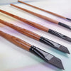 Professional Squirrel Hair Watercolor Liner Brushes with Oak Wood Handles