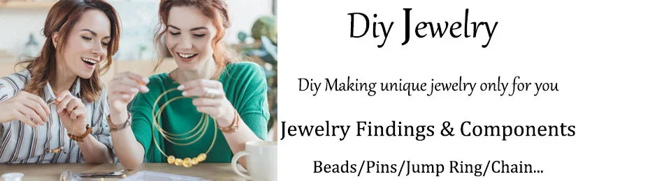 Two women are shown making jewelry using rose flower ball acrylic beads and other findings like pins and jump rings.