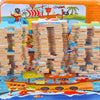 Wooden Jigsaw Puzzle Set for Kids - 60 Pieces of Cartoon Vehicles & Animals