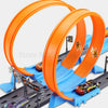 Double-Loop Racing Track Set with Inertia Cars