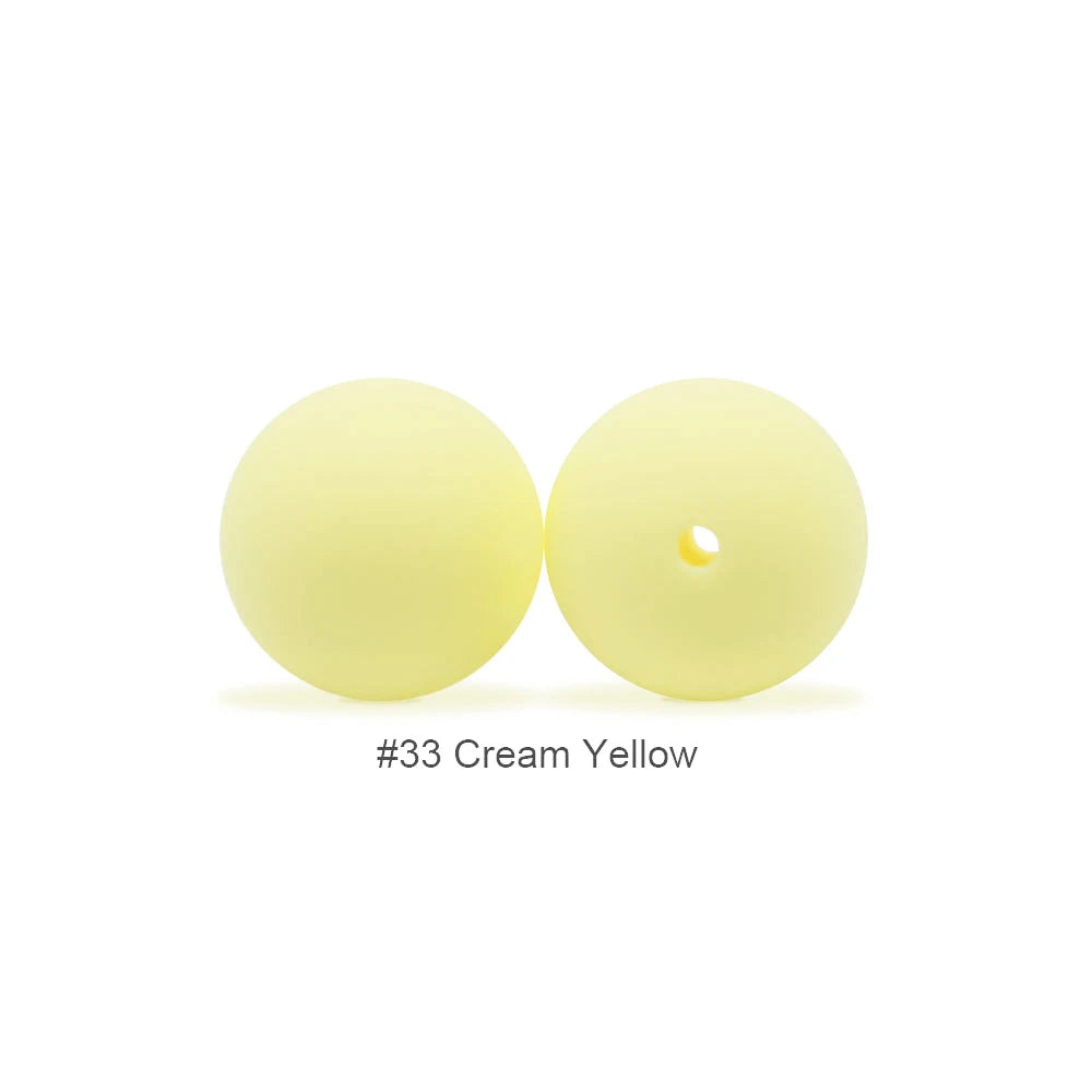 Food-Grade Silicone Teether Beads for DIY Baby Accessories