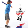 Kids Baseball T-Ball Pitching Machine Set with Bat and Balls
