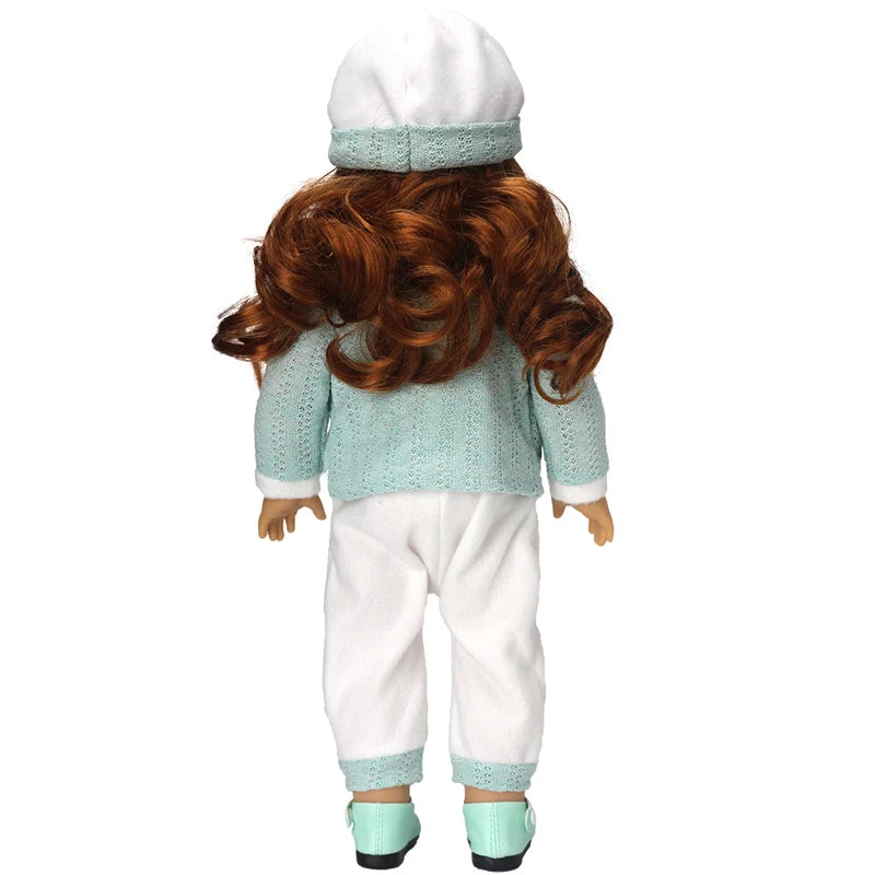 Doll Outfit Set with Hat for 17-43 cm Baby Dolls