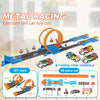 Double-Loop Racing Track Set with Inertia Cars
