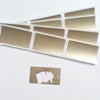 Adhesive Scratch-Off Stickers for DIY Cards and Crafts