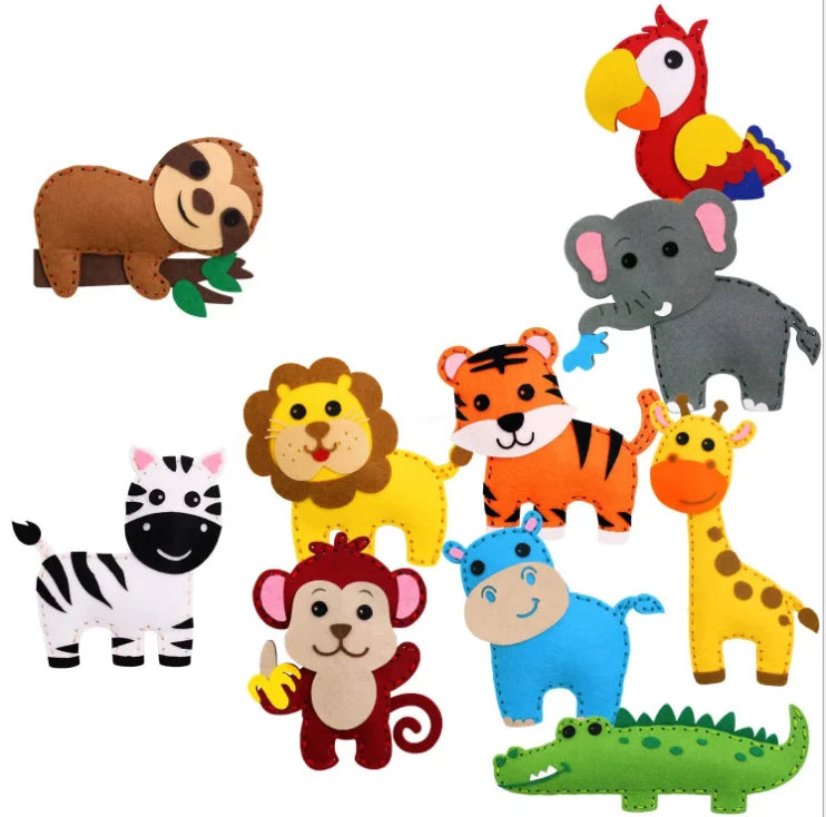 Woodland Animals Felt Sewing Craft Kit for Kids