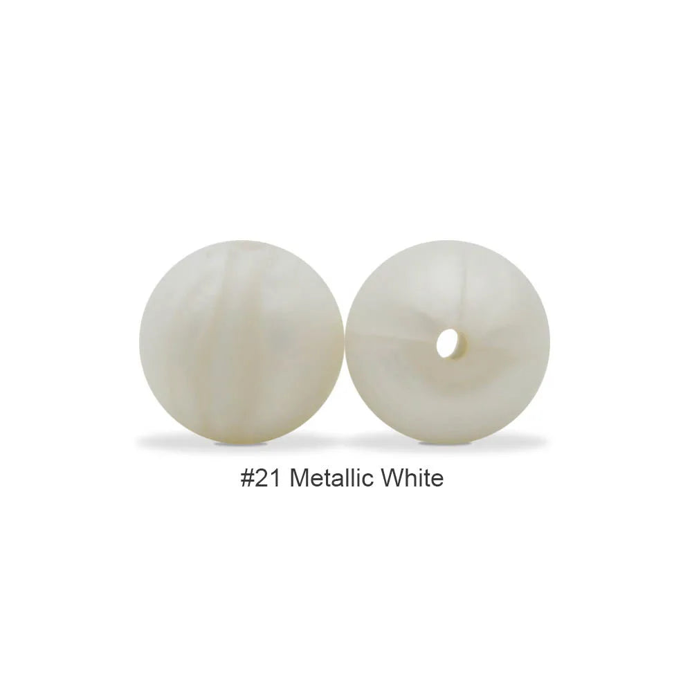 Food-Grade Silicone Teether Beads for DIY Baby Accessories