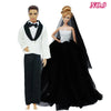 Doll Wedding Dress and Suit Gift Set for 11.5-Inch Fashion Dolls