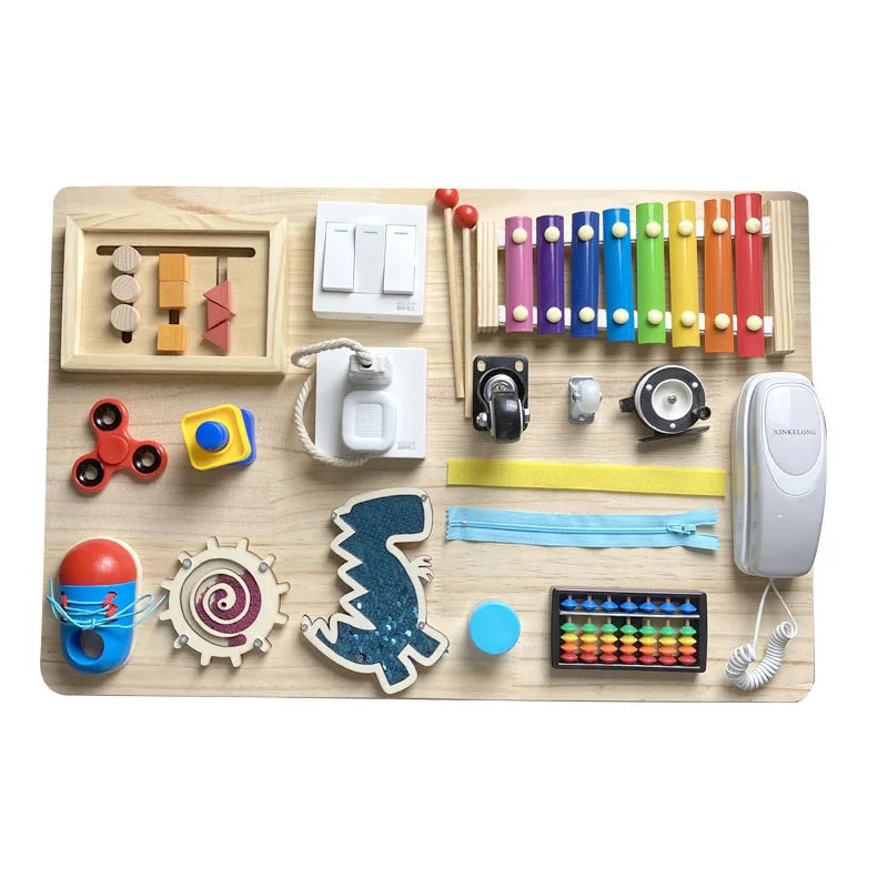Montessori DIY Busy Board Accessory Kit for Toddlers