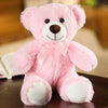 Cute Bow Tie Plush Bear Teddy with Colorful Design