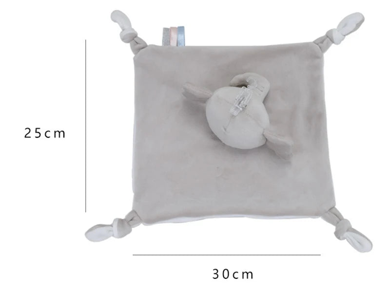 Cuddly Elephant Baby Comforter with Teether & Rattle