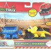 A DinoTrux dinosaur truck toy car and a removable dinosaur figure in a cardboard box.