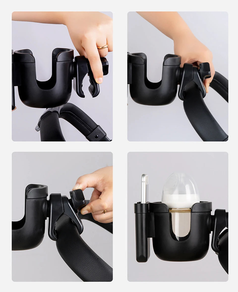 Universal Stroller Cup and Phone Holder