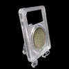 Crystal Clear Coin Display Holder with Protective Slab