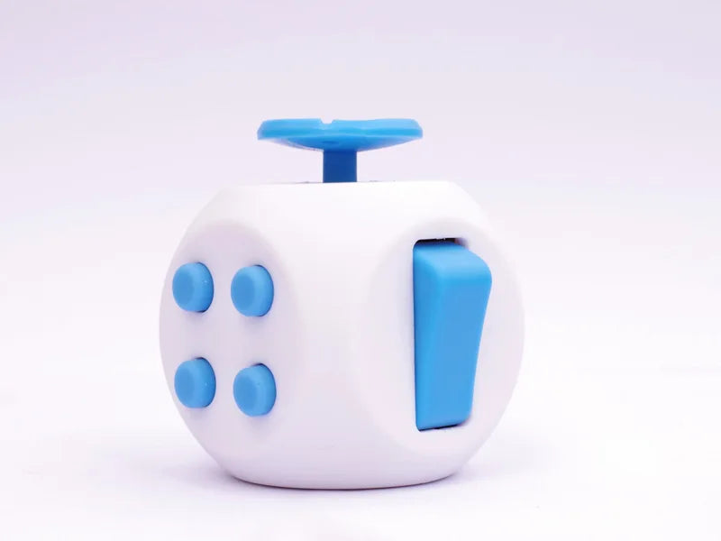 12-Side Fidget Cube for Stress Relief and Focus