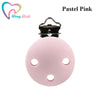 BPA-Free Silicone Teether Clips for Babies – 10-Pack Pastel Pacifier Holders