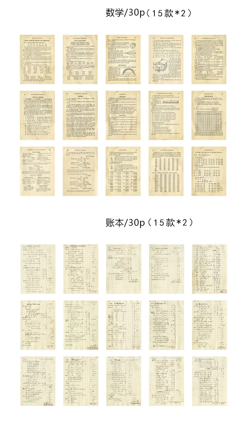 Vintage Paper Pack for Junk Journaling and Scrapbooking