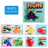Soft Cloth Baby Books Set for Early Learning – Fruits, Animals, Numbers & More