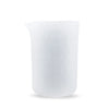 A clear silicone resin mixing tool kit with measuring cups and stir sticks.
