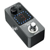 A black compact looper pedal with an LED display and controls for loop auto function.