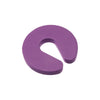 Tapón de puerta de espuma EVA morado con forma curva para la seguridad de los niños.