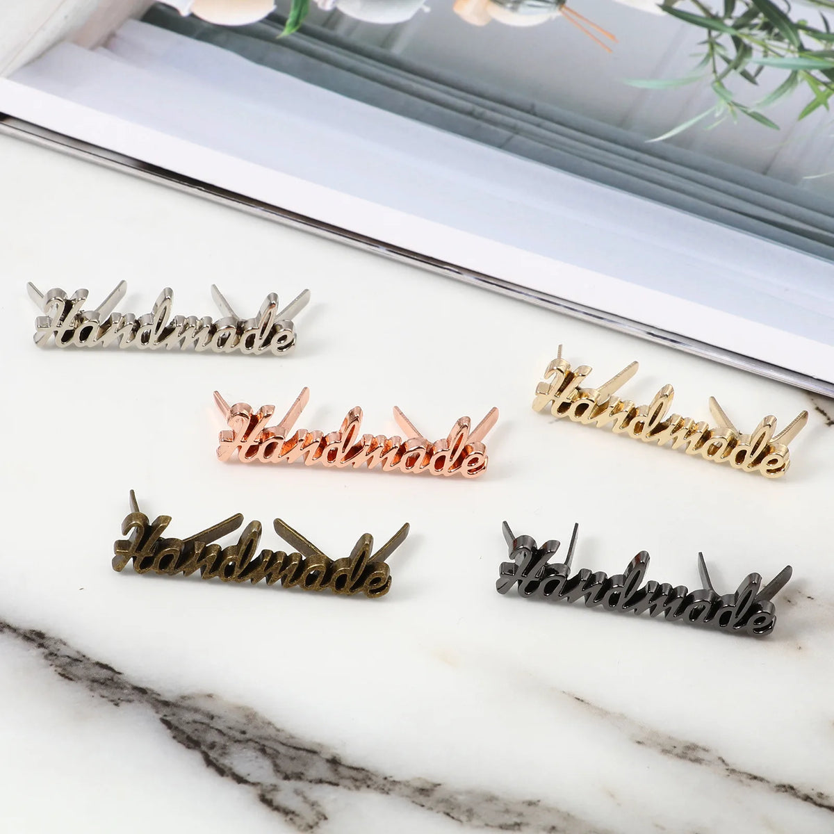 Handmade Metal Letter Labels for DIY Projects