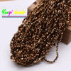 2mm Triangle Crystal Glass Beads for Jewelry Making (Approx. 130 Pieces)