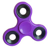 Purple ABS tri-spinner fidget toy for focus and stress relief