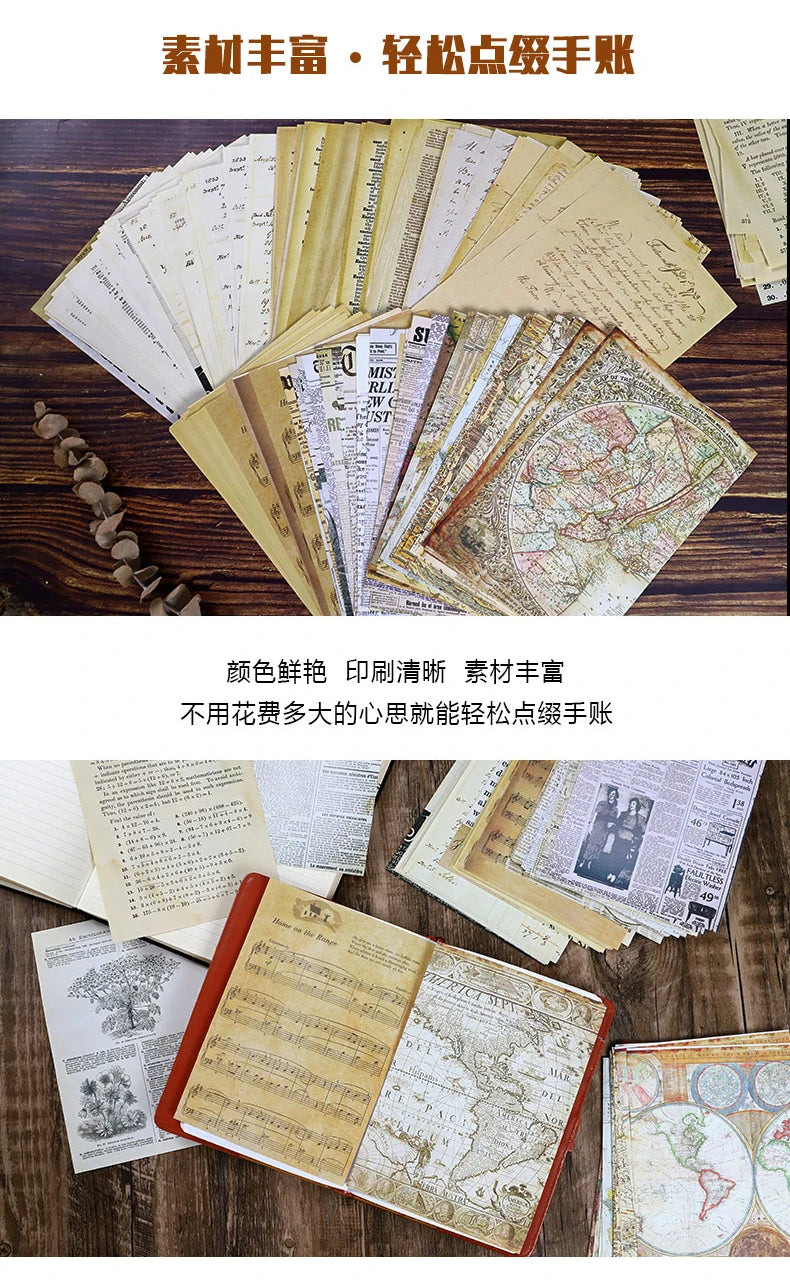 Vintage Paper Pack for Junk Journaling and Scrapbooking