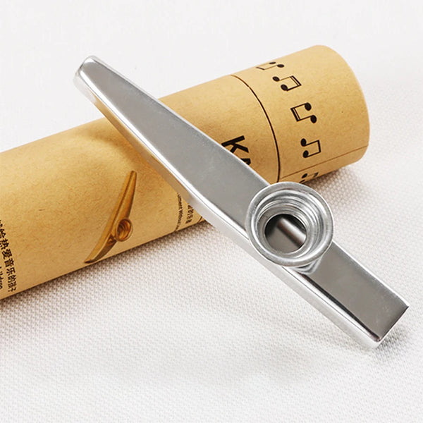 Gold-Plated Metal Kazoo with 5 Replacement Films