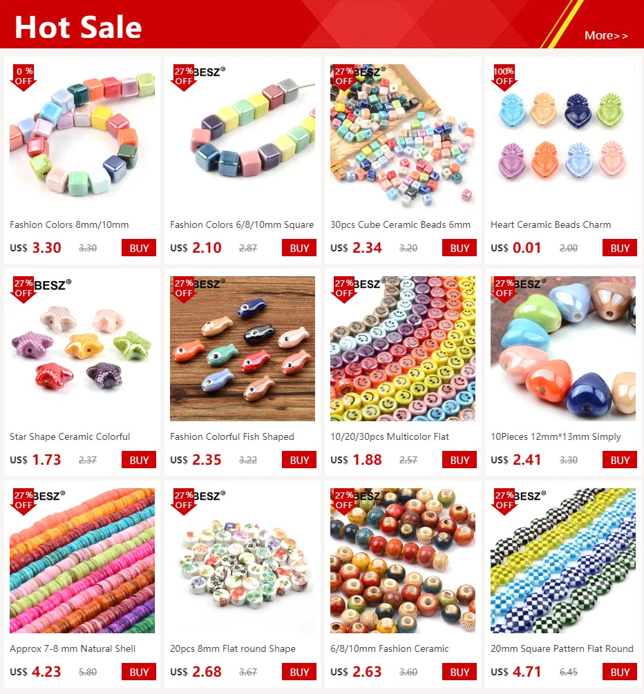 Multicolor heart-shaped acrylic beads for jewelry making in various shades