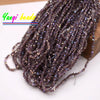 2mm Triangle Crystal Glass Beads for Jewelry Making (Approx. 130 Pieces)