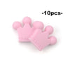 Crown Shaped Silicone Beads for DIY Jewelry & Teethers