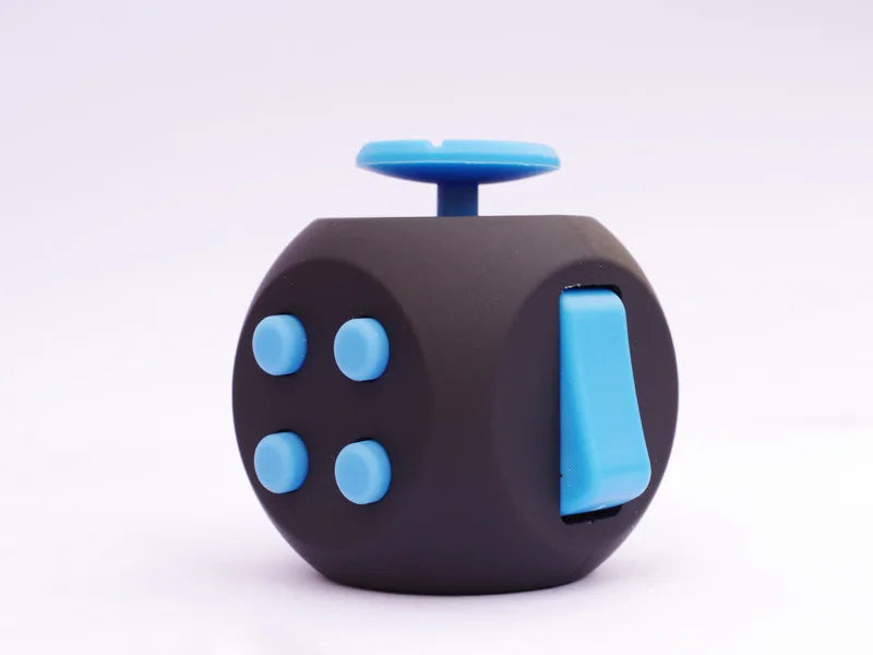 12-Side Fidget Cube for Stress Relief and Focus