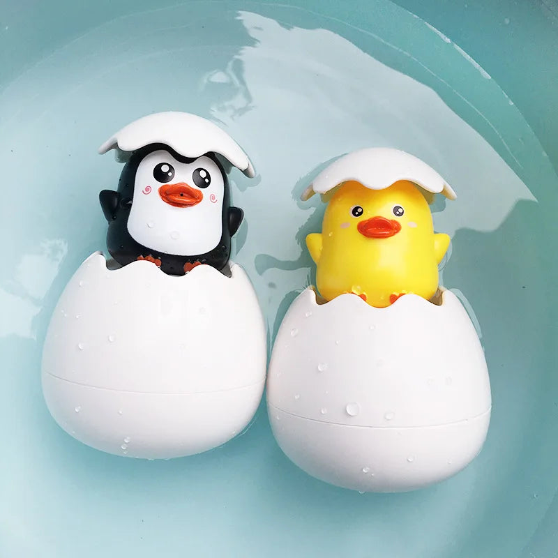 Cute Duck & Penguin Baby Bath Spray Toys