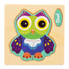 Wooden 3D Cartoon Animal Jigsaw Puzzle for Kids