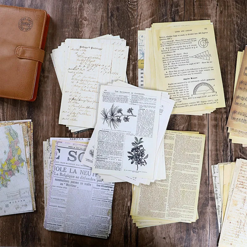 Vintage Paper Pack for Junk Journaling and Scrapbooking