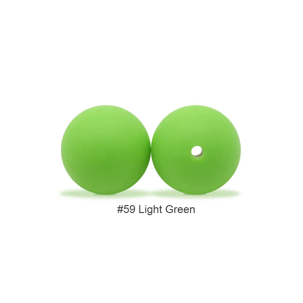 Food-Grade Silicone Teether Beads for DIY Baby Accessories