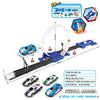 Double-Loop Racing Track Set with Inertia Cars